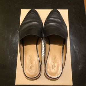 Madewell The Frances Loafer Mule - true black size 9